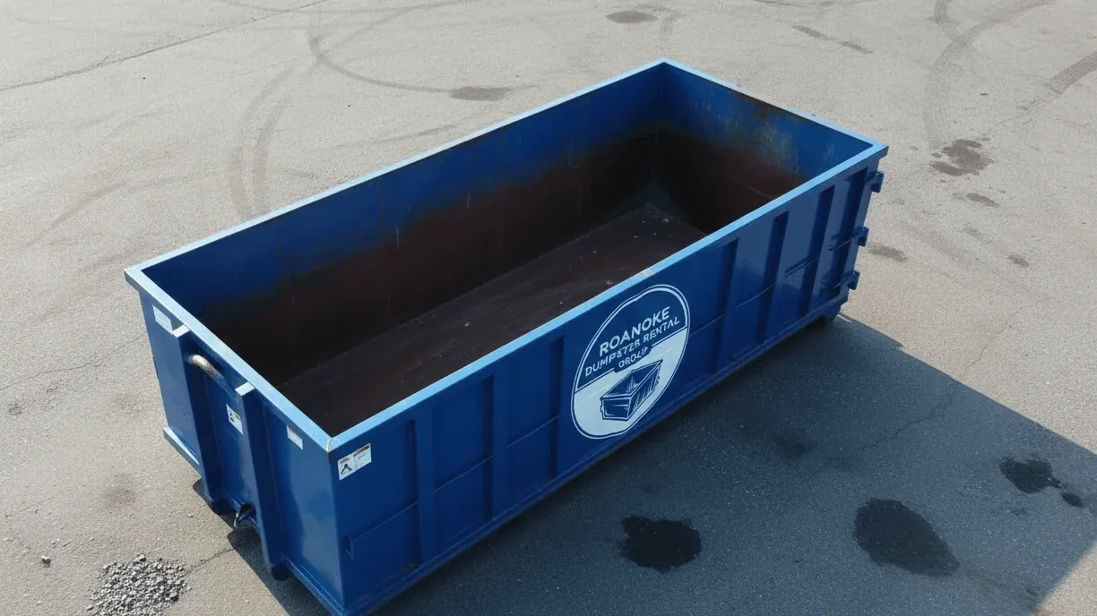 10 Yard Dumpster roll-off container in Roanoke, VA 10 Yard Dumpster roll-off container in Roanoke, VA