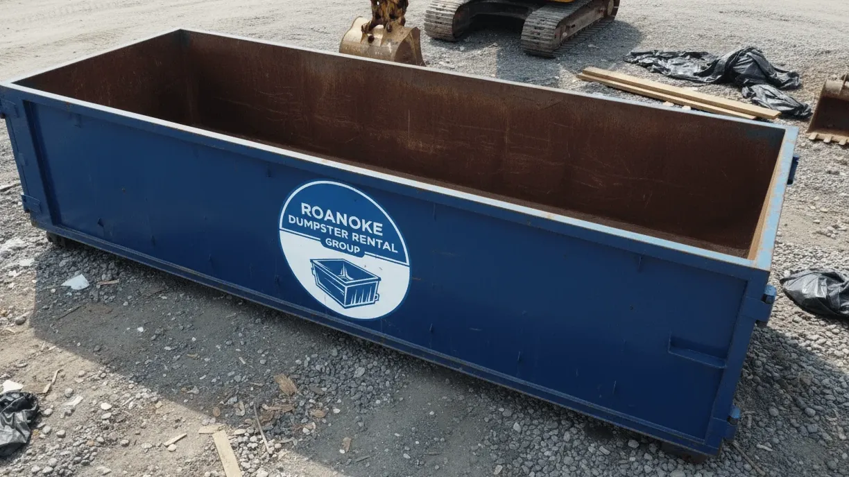 30 Yard Dumpster roll-off container in Roanoke, VA 30 Yard Dumpster roll-off container in Roanoke, VA