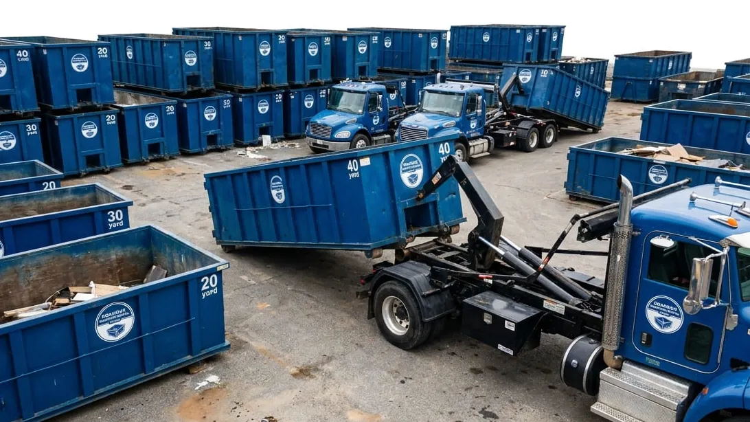 Roll-off dumpster delivery serving Cave Spring, Virginia from Roanoke Roll-off dumpster delivery serving Cave Spring, Virginia from Roanoke