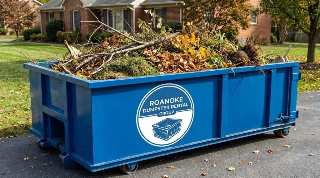 Yard Waste Dumpster Rental Roanoke-img